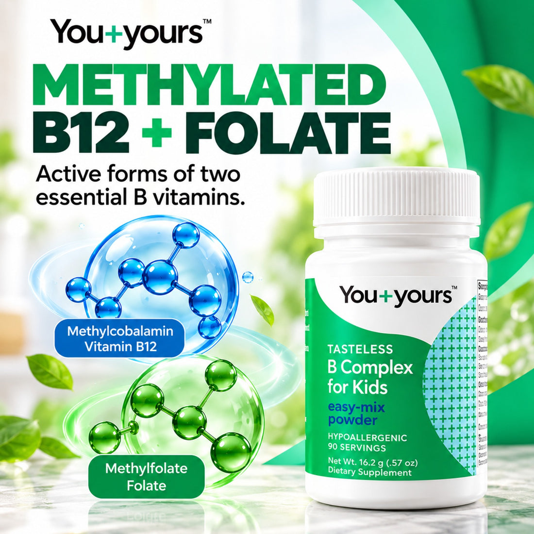 Tasteless B Complex Powder for Kids