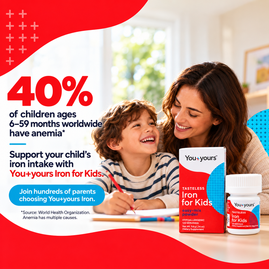 Tasteless Iron Powder for Kids