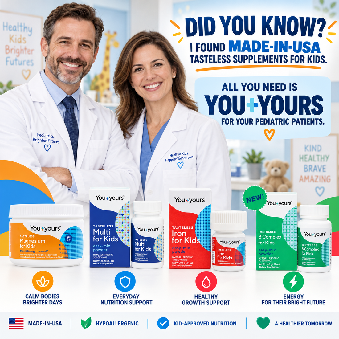 4-in-1 Kids Supplement Combo Pack