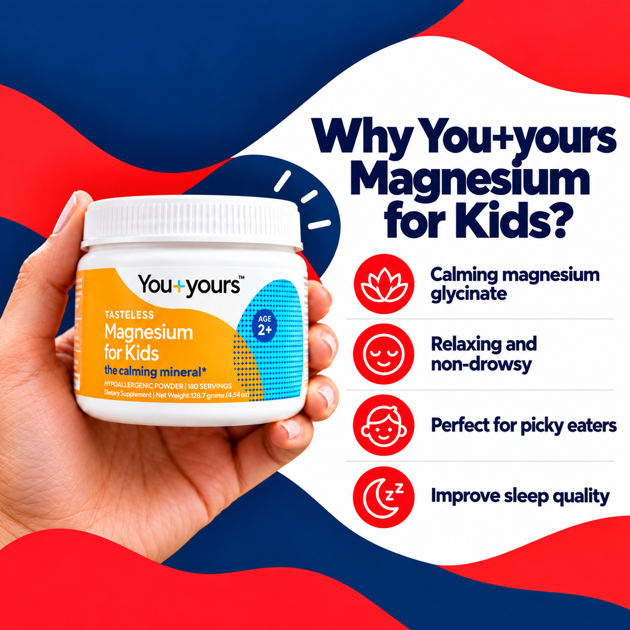 Tasteless, Calming Magnesium for Kids