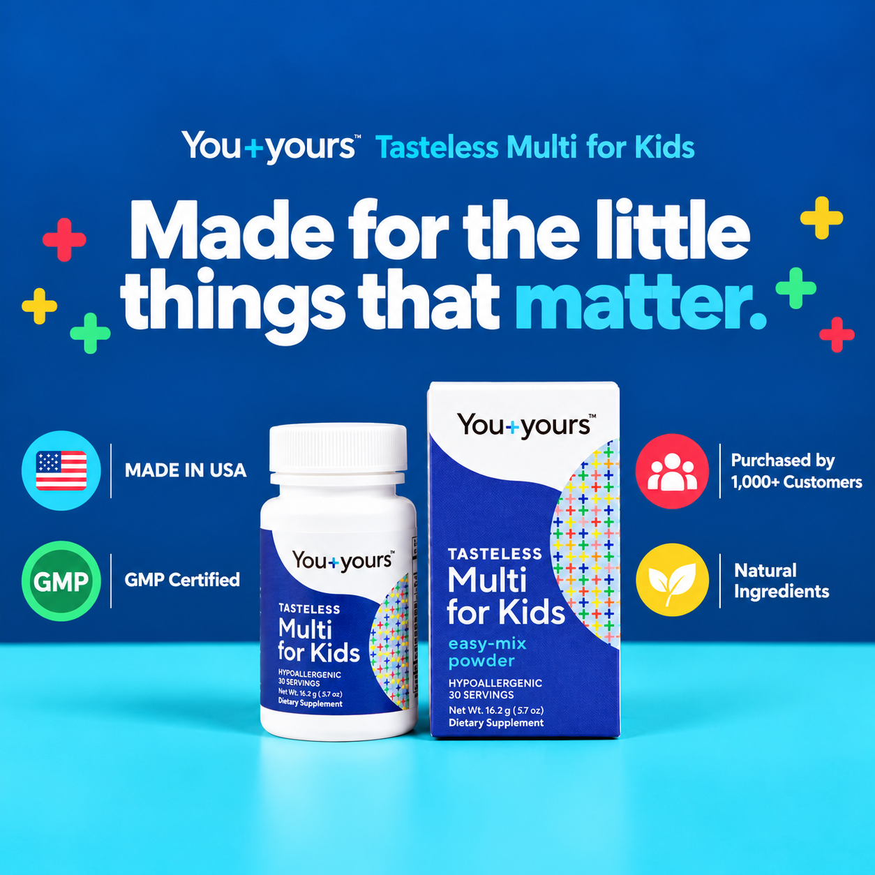 Tasteless Multivitamin Powder for Kids