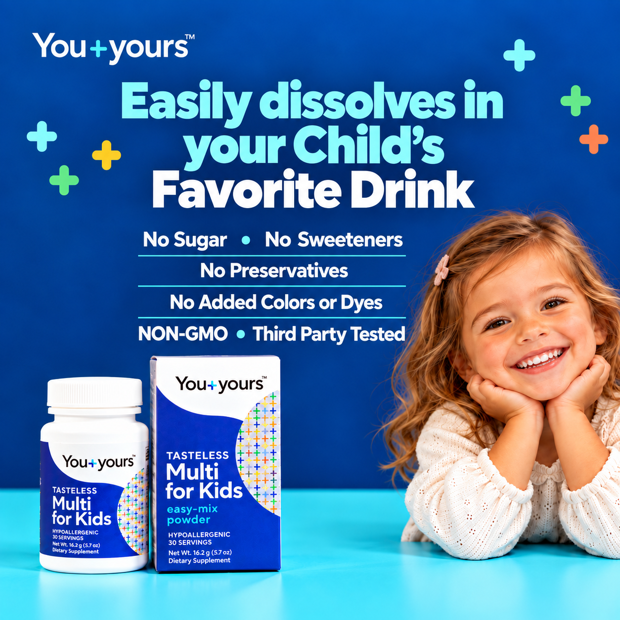 Tasteless Multivitamin Powder for Kids