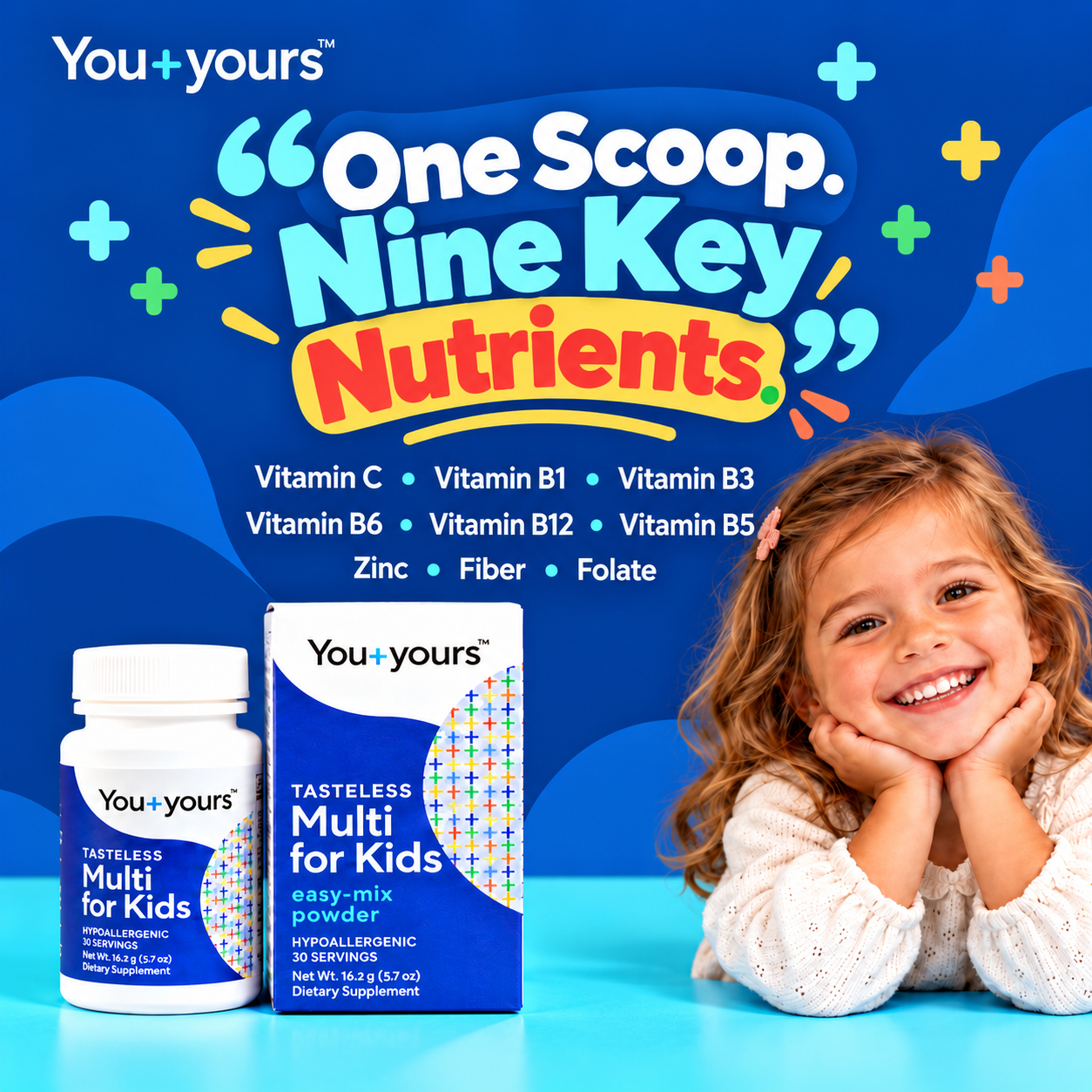 Tasteless Multivitamin Powder for Kids