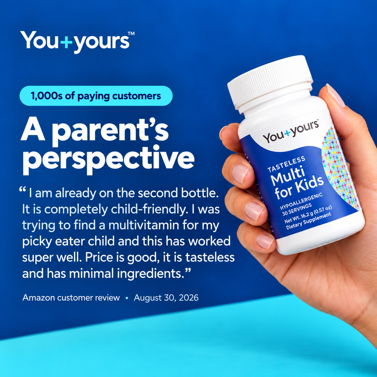 Tasteless Multivitamin Powder for Kids