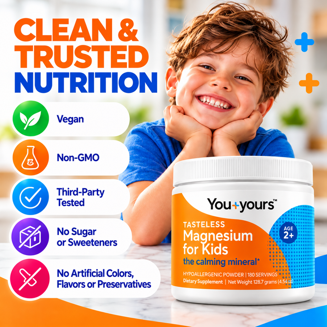Tasteless, Calming Magnesium for Kids