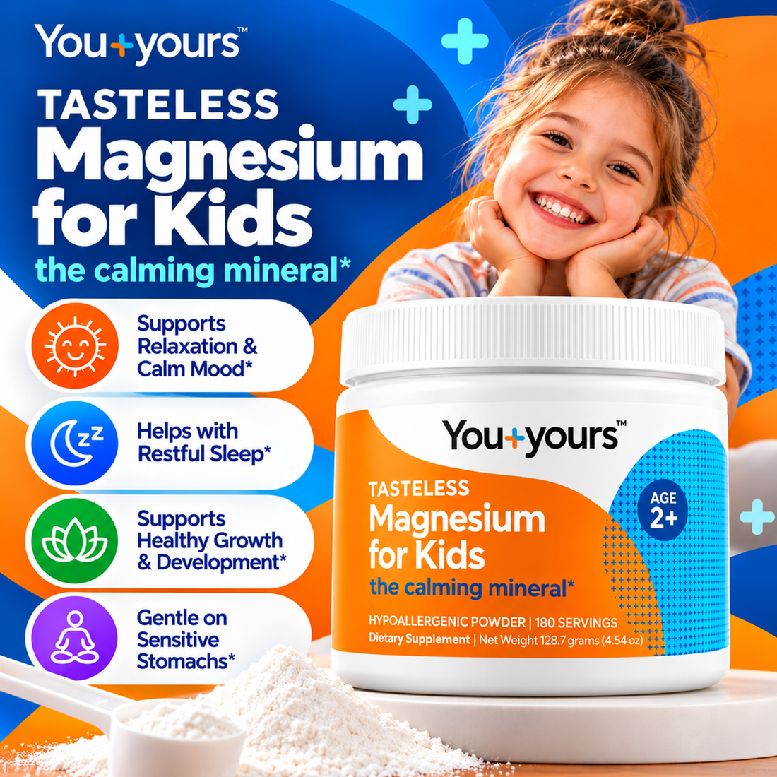 Tasteless, Calming Magnesium for Kids