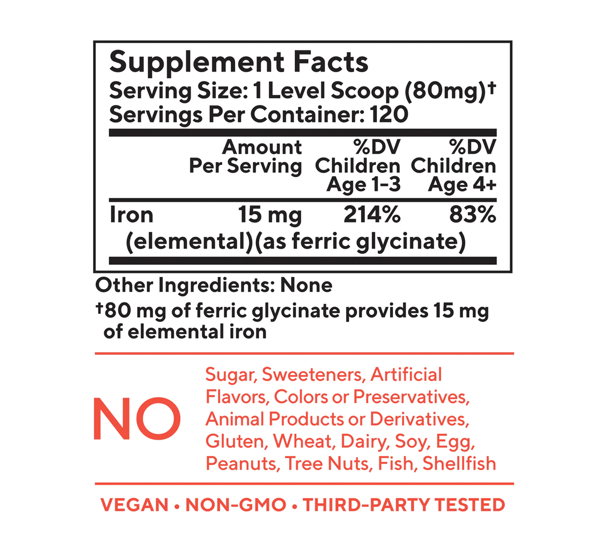 Tasteless Iron Powder for Kids by You+yours™