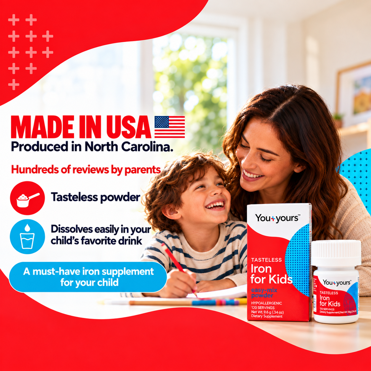 Tasteless Iron Powder for Kids