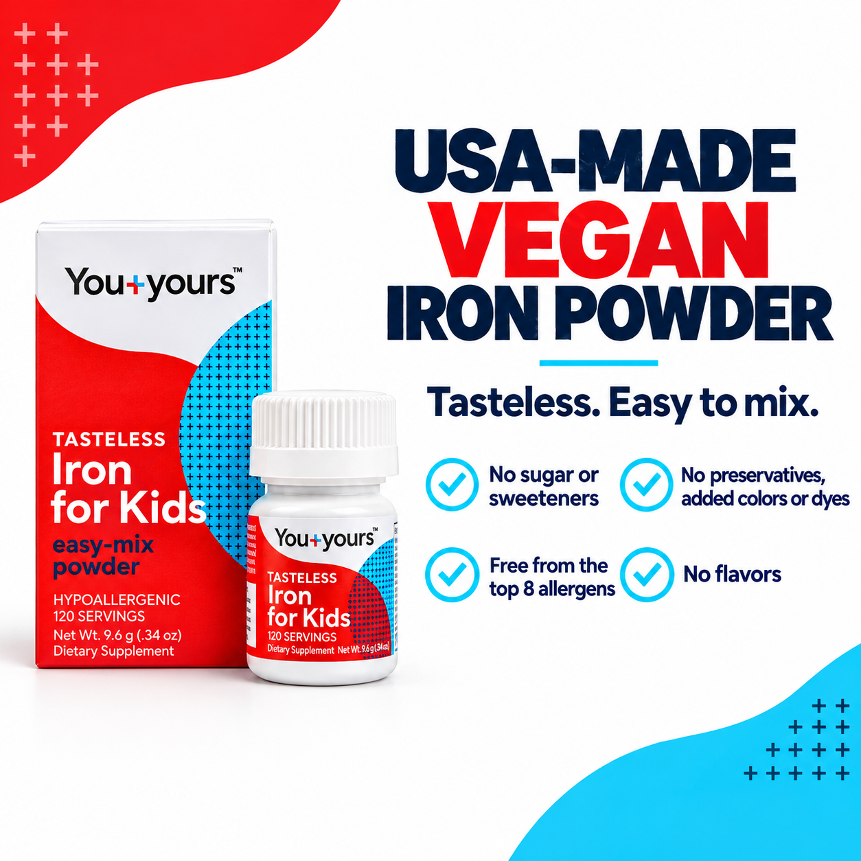 Tasteless Iron Powder for Kids